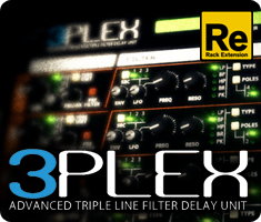 3Plex 3 x Stereo Filter Delay