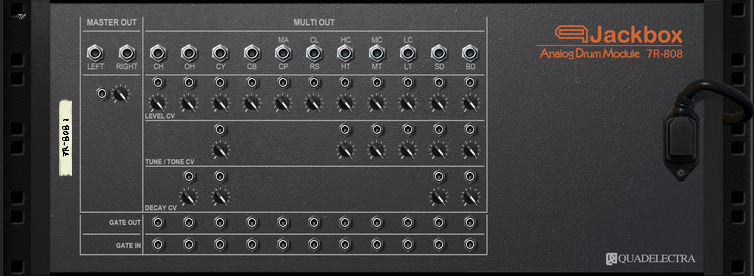 Jackbox 7R-808 Rear Panel