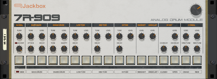 Jackbox 7R-909 Front Panel